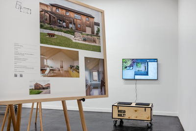 Ausstellung Wieso Holz? im afo architekturforum oberösterreich