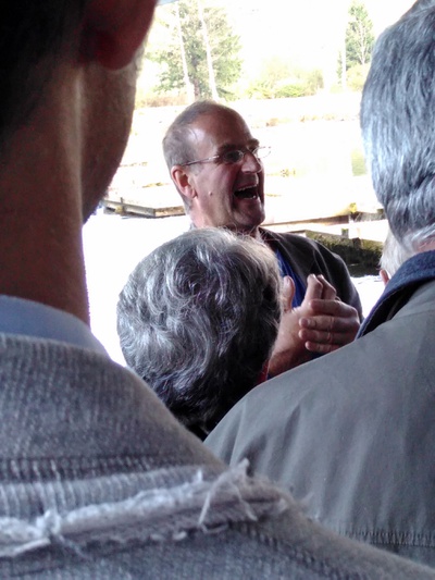 baubesprechung 41, historische Seeklause in Steeg am Hallstättersee, Experte Friedrich Idam