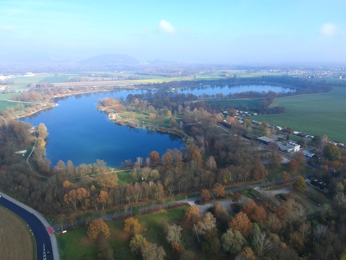 Pichlingersee von oben