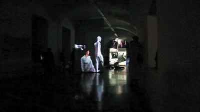 INTRA SPACE, Performance Screening SLEEP, Dominikanerbastei, Wien 2017