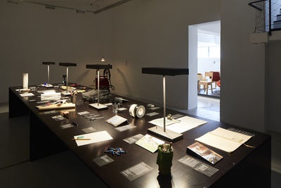 Blick in die Ausstellung "einfach alltäglich" im aut