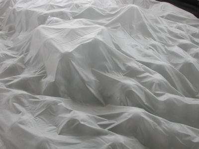 Aufbau der Installation "Blow Job"