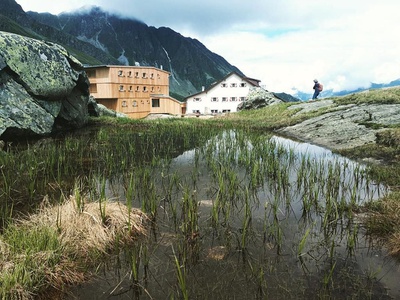 Neue Regensburger Hütte, Neustift im Stubaital, 2011 – 2019 (Architektur: Rainer Köberl)