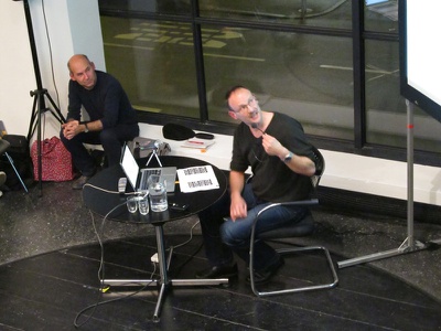 Buchpräsentation "Vermessungen. Tirol auf der Statistischen Couch" – Präsentation des aus Anlass des 20-Jahr-Jubiläums von aut herausgegebenen Buchs  "Vermessungen. Tirol auf der Statistischen Couch", das sich dem komplexen Phänomen Tirol widmet.