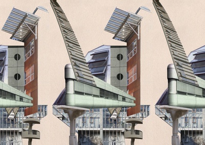 Collage Grazer Schule – © Clara Neuhold Collage Grazer Schule