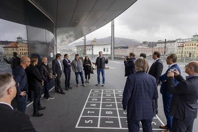 Führung im Rahmen der Preisverleihung in Innsbruck