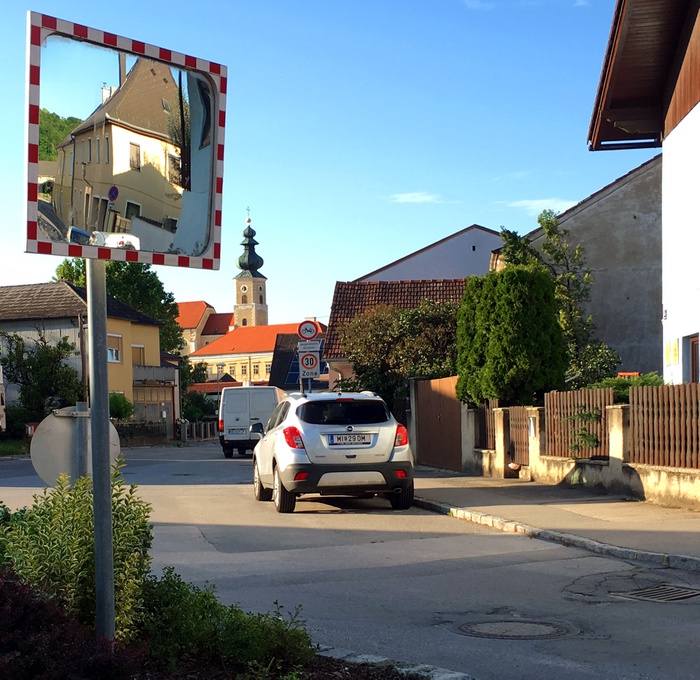Blick zur Kirche