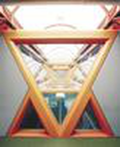 Dachkonstruktion mit Plexiglaskuppeln im Gangbereich, Foto: Christof Lackner Dachkonstruktion mit Plexiglaskuppeln im Gangbereich, Foto: Christof Lackner