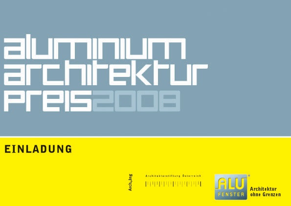 Einladung Aluminium Architektur Preis_2008