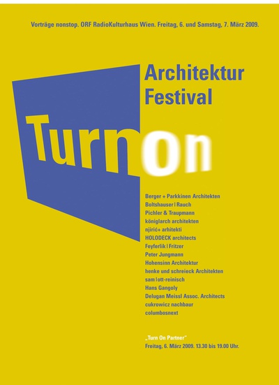 turn on Plakat