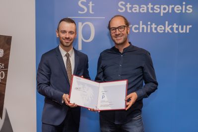 Nominierung Industrie und Gewerbe: Neubau Betriebsgebäude „Lustenauer Senf“ – © BMWET, Matthias Silveri