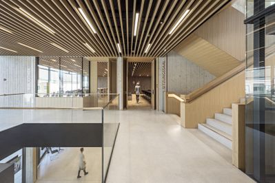 Niederösterreich: Bürgerzentrum Böheimkirchen Bauherr_in: Gemeinde Böheimkirchen Architektur: NMPB Architekten
