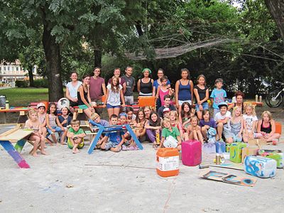 "children's corner im rapoldipark"