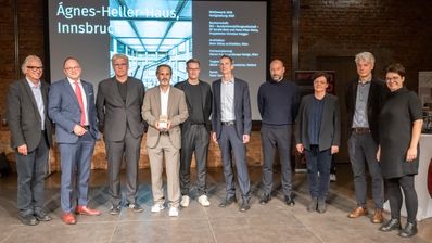 Universität Innsbruck – Ágnes Heller Haus, Tirol  Bauherr:in: BIG Bundesimmobiliengesellschaft m.b.H & Leopold- Franzens-Universität Innsbruck  Architektur: mohr niklas architekten ZT GmbH