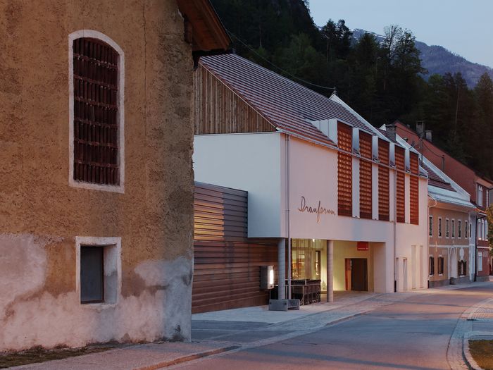 Drauforum Oberdrauburg, Kärnten;  Bauherr:in: Marktgemeinde Oberdrauburg, Bürgermeister Stefan Brandstätter;  Architektur: Architekturbüro Eva Rubin