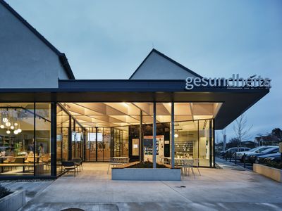 Bauherr:in: Gesundheitszentrum Panoramastraße Architektur: ai-d architektur / Maria Richter-Trummer Architektur Tragwerksplanung: DI Elmar Hess