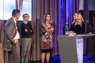 Jurytalk mit HR Mag. Markus Wimmer, DI Susanne Fritzer und Mag. Marie-Therese Harnoncourt-Fuchs