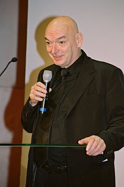 Jean Nouvel am Beginn seines Vortrags