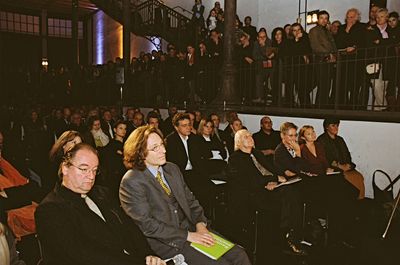 Die Festgäste beim Vortrag von Jean Nouvel