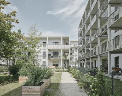 Bauherrschaft: STP Wohnungserrichtungs- u. Immobiliengesellschaft m.b.H. – Dennis Lin, Stefan Stolitzka Architektur: balloon architekten ZT-OG – Rampula Gratl Wohofsky, Projektleitung: Andreas Gratl