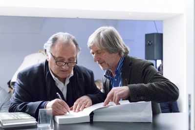 Buchpräsentationen mit Peter Weibel und Manfred Wolff-Plottegg, 01.04.2016