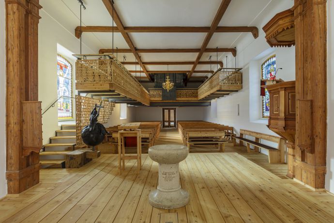 Mitterbach (N); Evangelische Kirche Mitterbach; Bauherr_in: Evangelische Pfarrgemeinde Mitterbach; Architektur: Ernst Beneder / Anja Fischer, Wien