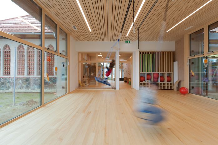 Bauherr:in: Marktgemeinde Hausmannstätten Architektur: kaschnig | wührer architekten Freiraumplanung: kaschnig | wührer architekten Tragwerksplanung: Vatter & Partner ZT GmbH