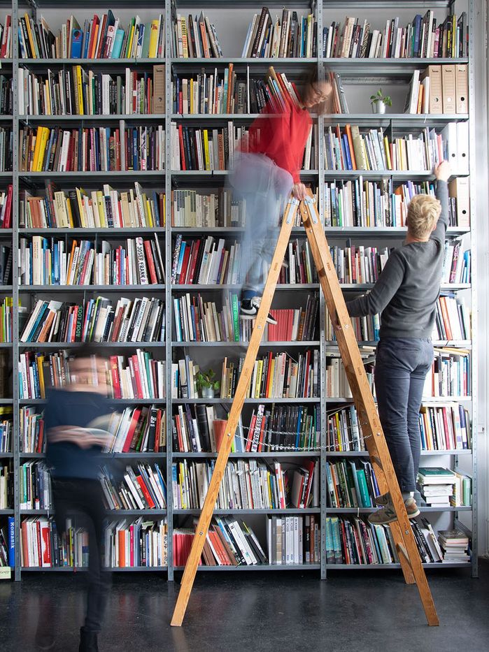 Das Archiv Iris Meder im heutigen Vereinslokal der ÖGFA, Liechtensteinstraße 46a/2/5