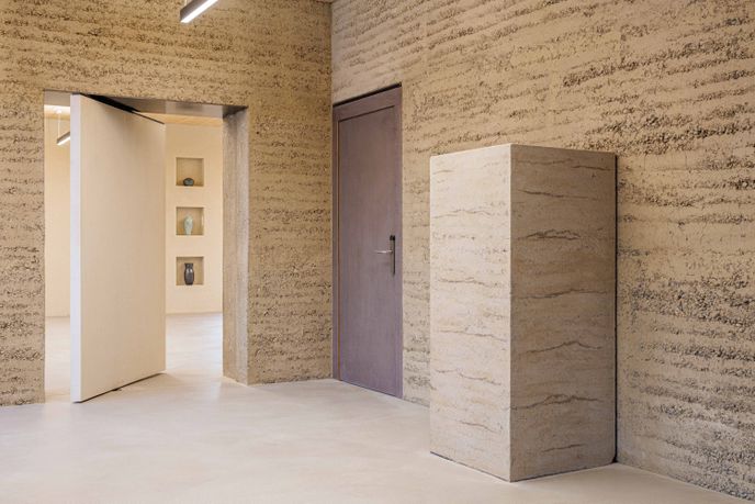 Bauherrschaft: LEHM TON ERDE Baukunst GmbH   Architektur: Lehm Ton Erde Baukunst GmbH  Foto: Hanno Mackowitz