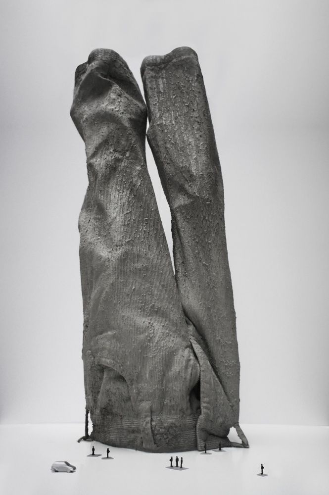 the next ENTERprise - architects, Turm Konfektionsgröße 116, Arbeitsmodell