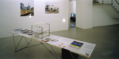 Blick in die Ausstellung "La cité manifeste à Mulhouse"