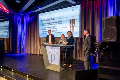 Architekturtalk mit Dr. Christian Kühn, DI Katharina Fröch und Ing. Robert Jägersberger